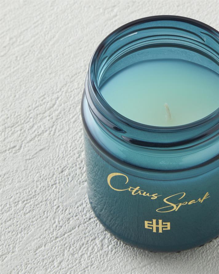Citrus Spark Kokulu Mum 120 gr Yeşil
