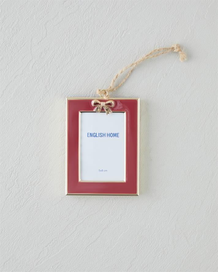 Claira Yılbaşı Ağaç Süsü 5x8 cm Kırmızı