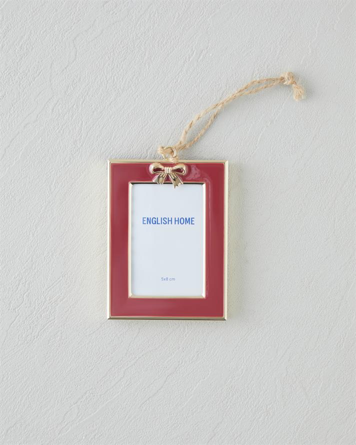 Claira Yılbaşı Ağaç Süsü 5x8 cm Kırmızı