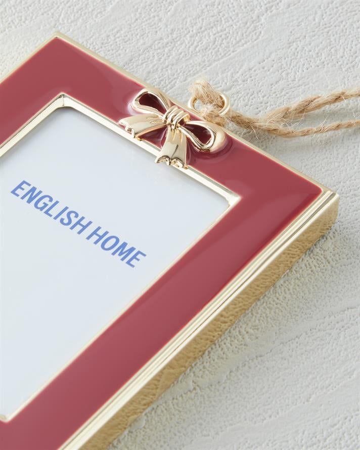 Claira Yılbaşı Ağaç Süsü 5x8 cm Kırmızı