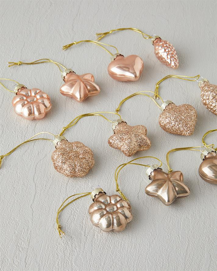 Clare Set Yılbaşı Ağaç Süsü Gold