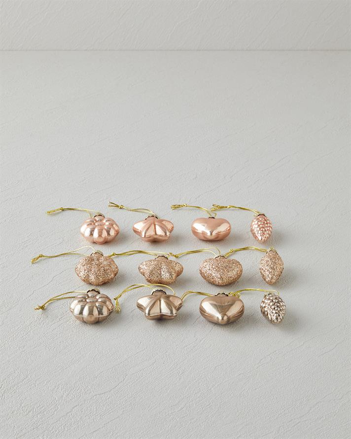 Clare Set Yılbaşı Ağaç Süsü Gold