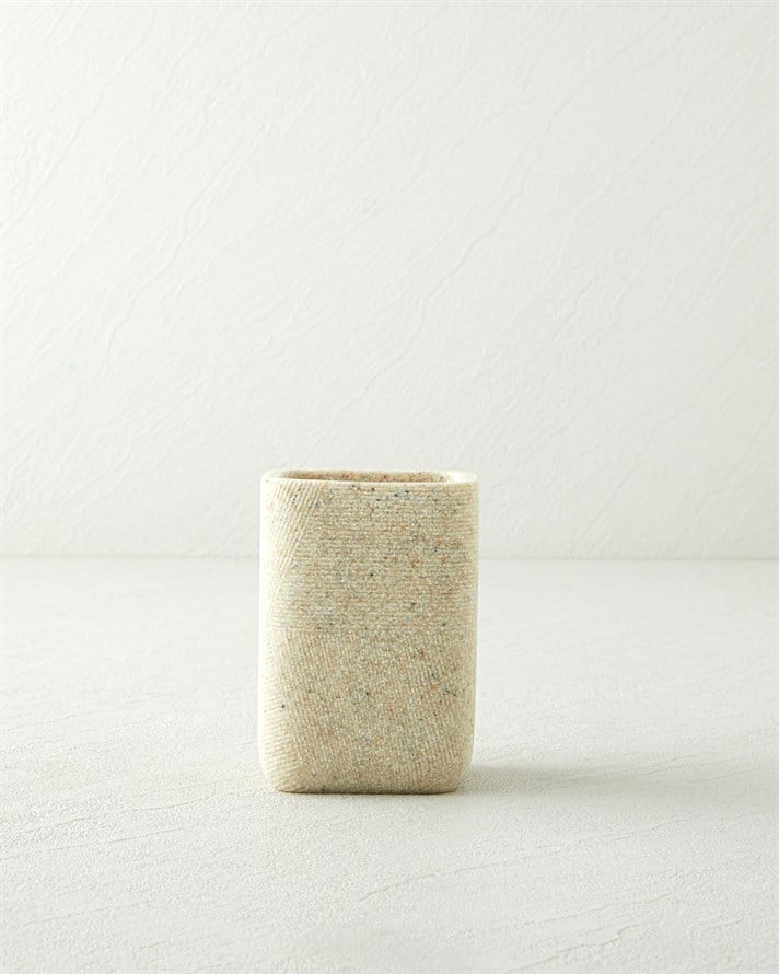 Clave Polyresin 3lü Banyo Seti Bej