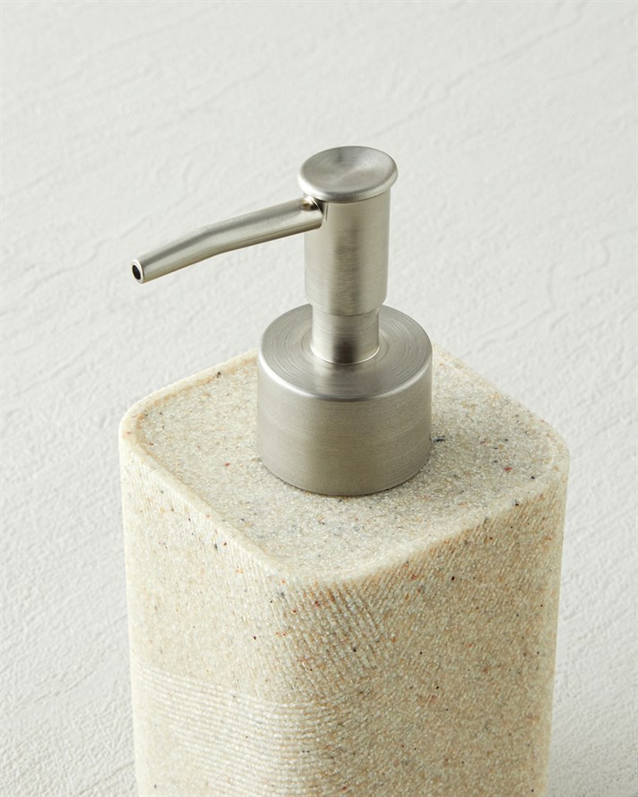 Clave Polyresin 3lü Banyo Seti Bej