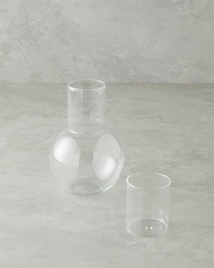 Clear Cam Başucu Sürahi 1300 ml + 300 ml Şeffaf