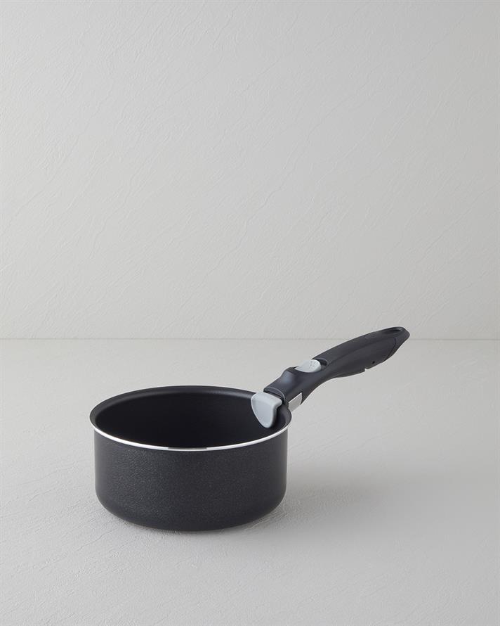 ClickEase 7 Parça Premium Tencere Seti 18-20-24-28 cm Siyah