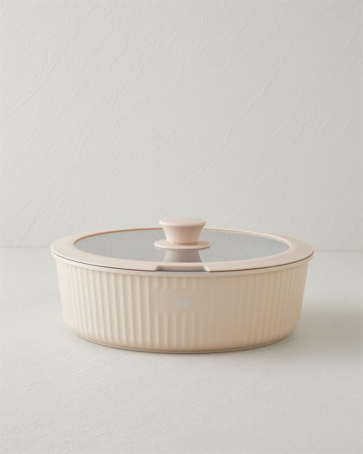 ClickEase CeraWell 8 Parça Tencere Seti 20 – 20 – 26 – 26 cm Mocha