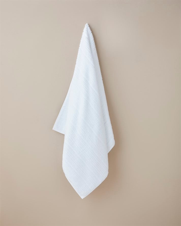 CloudSoft Pamuk Banyo Havlusu 90x150 cm Beyaz