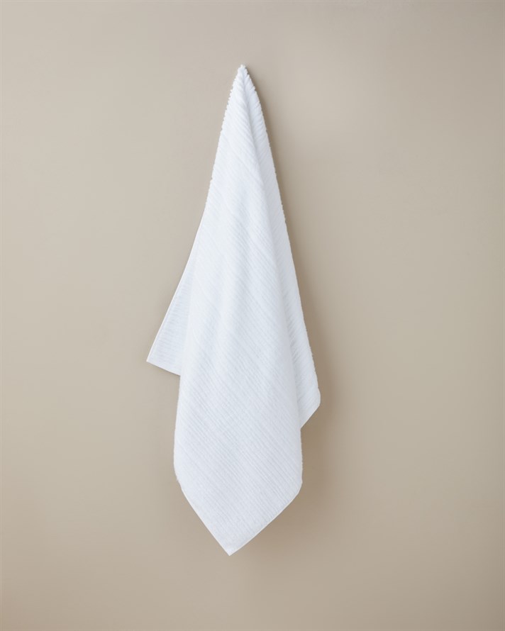CloudSoft Pamuk Banyo Havlusu 90x150 cm Beyaz