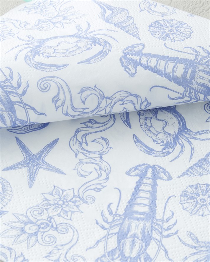 Coastal Charm Kağıt 20li Kağıt Peçete 33x33 cm Mavi