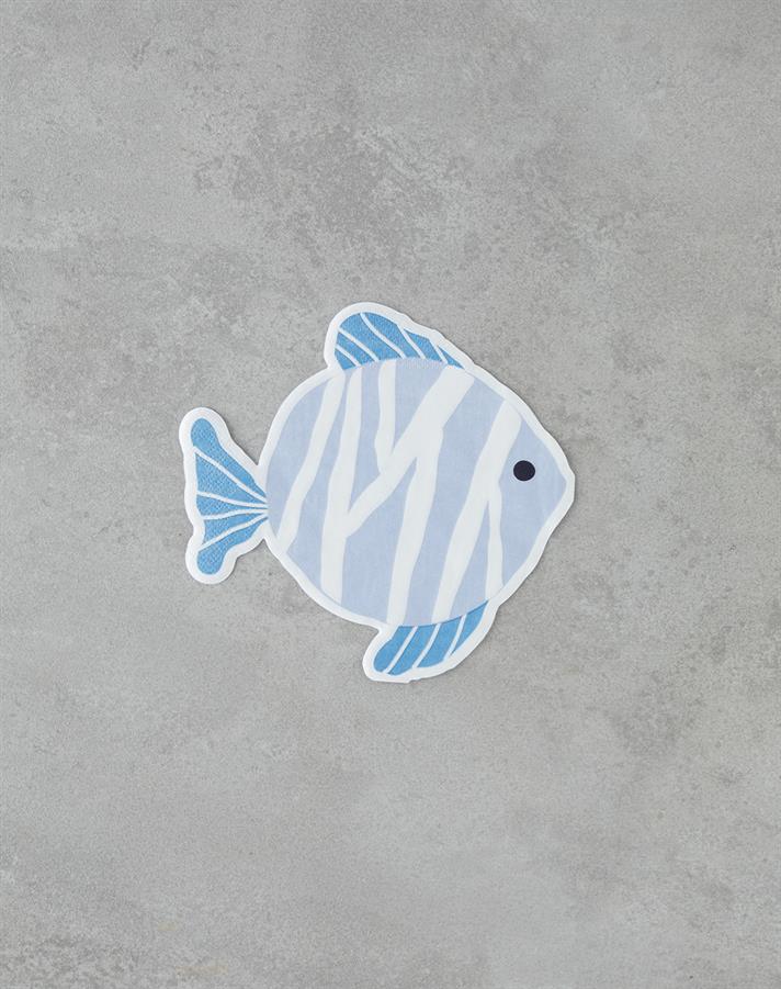 Coastal Fish 20li Kağıt Peçete 32,5x32,5 cm Mavi