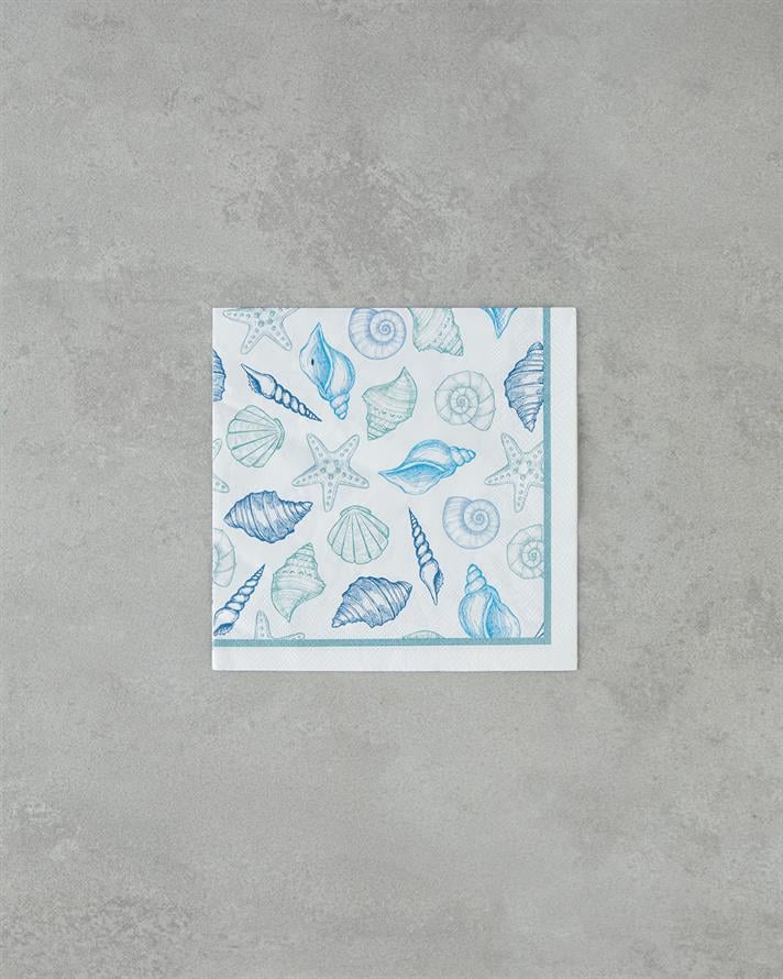 Coastal Sea 20li Kağıt Peçete 33x33 cm Mavi