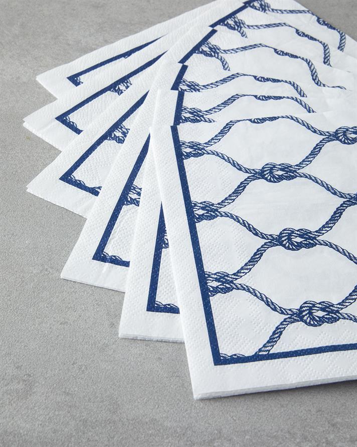 Coastal Tie 20li Kağıt Peçete 33x33 cm Mavi