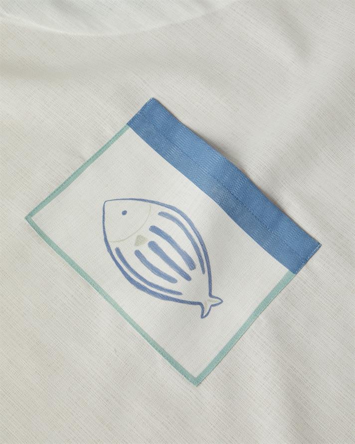 Coastline Mutfak Önlüğü 65x75 cm Mavi - Yeşil