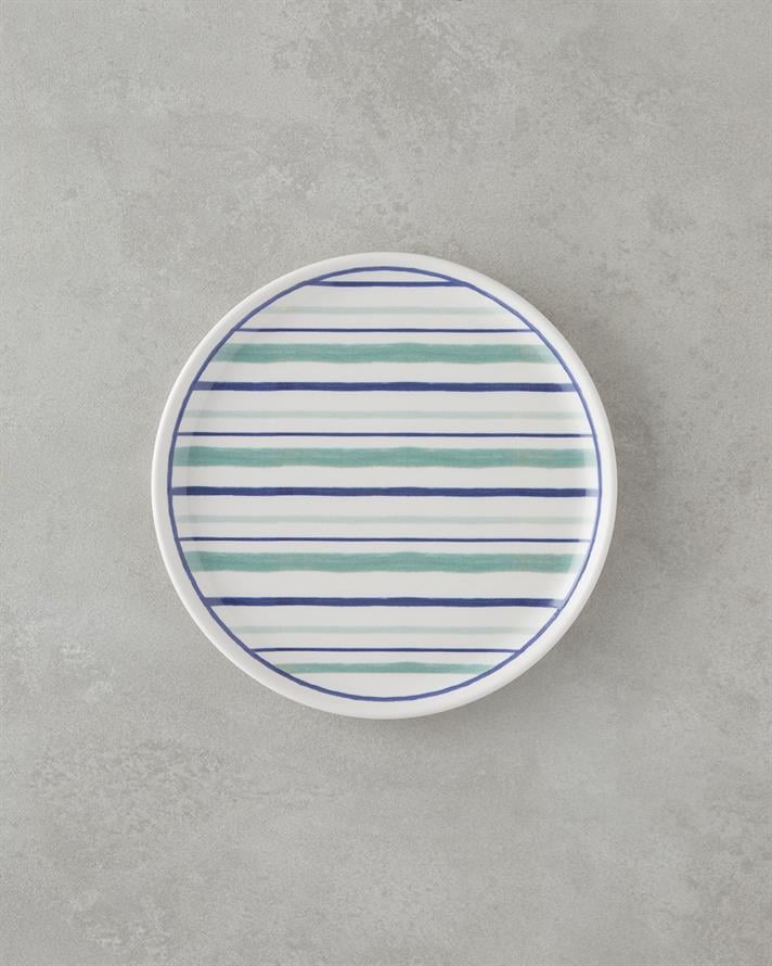 Coastline Seramik Pasta Tabağı 20 cm Mavi-yeşil