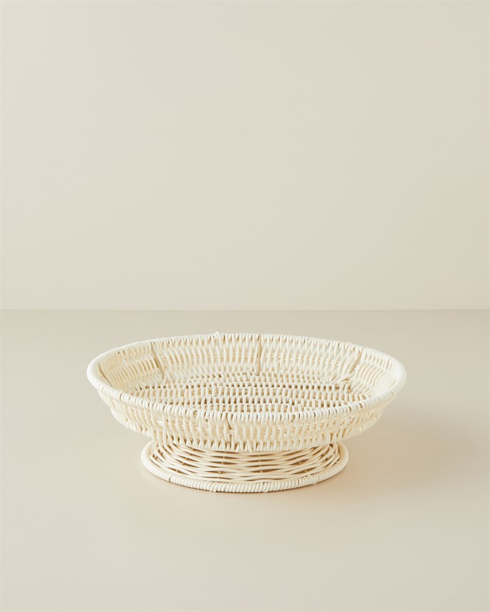 Coastlinear Plastik Kek Standı 30x9 cm Krem