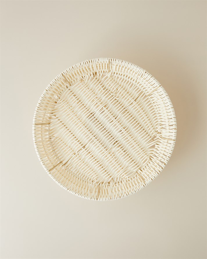 Coastlinear Plastik Kek Standı 30x9 cm Krem