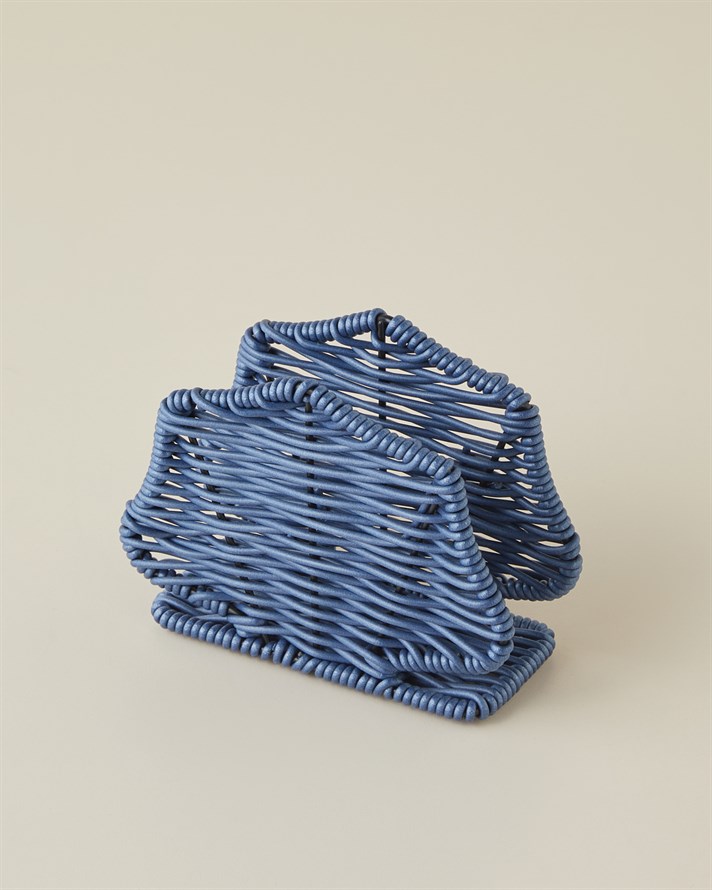 Coastlinear Plastik Peçetelik 15x6x11 cm Mavi