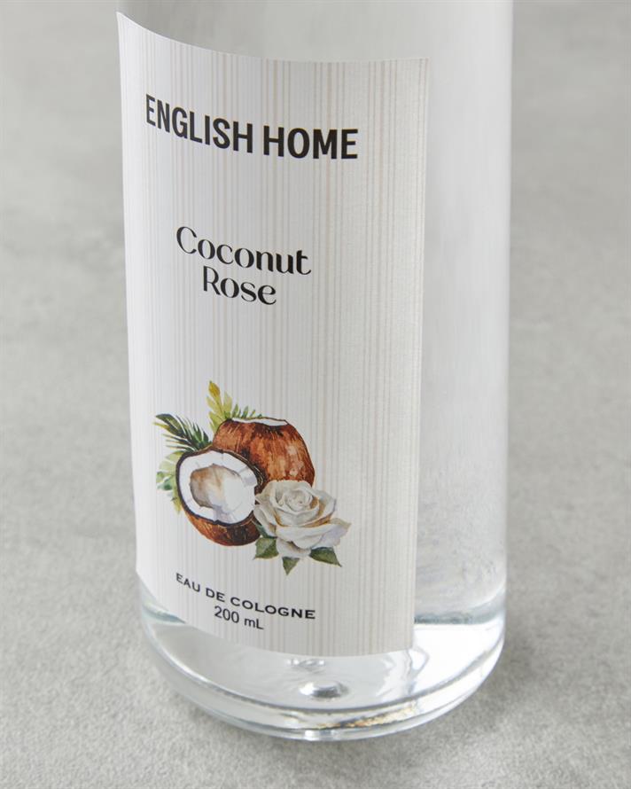 Coconut Rose Kolonya 200 ml Şeffaf