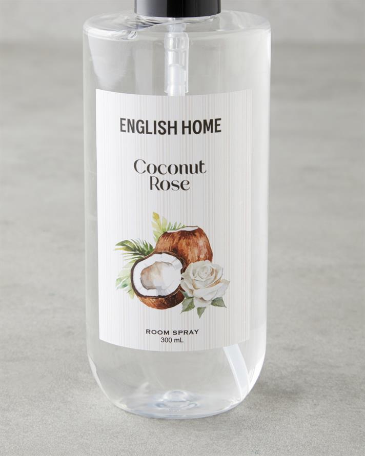 Coconut Rose Oda Spreyi 300 ml Şeffaf