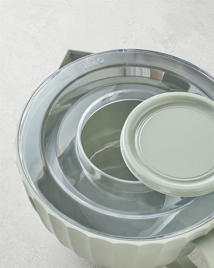 Colessa 3 Parça Karıştırma Kabı 2,6 L Yeşil