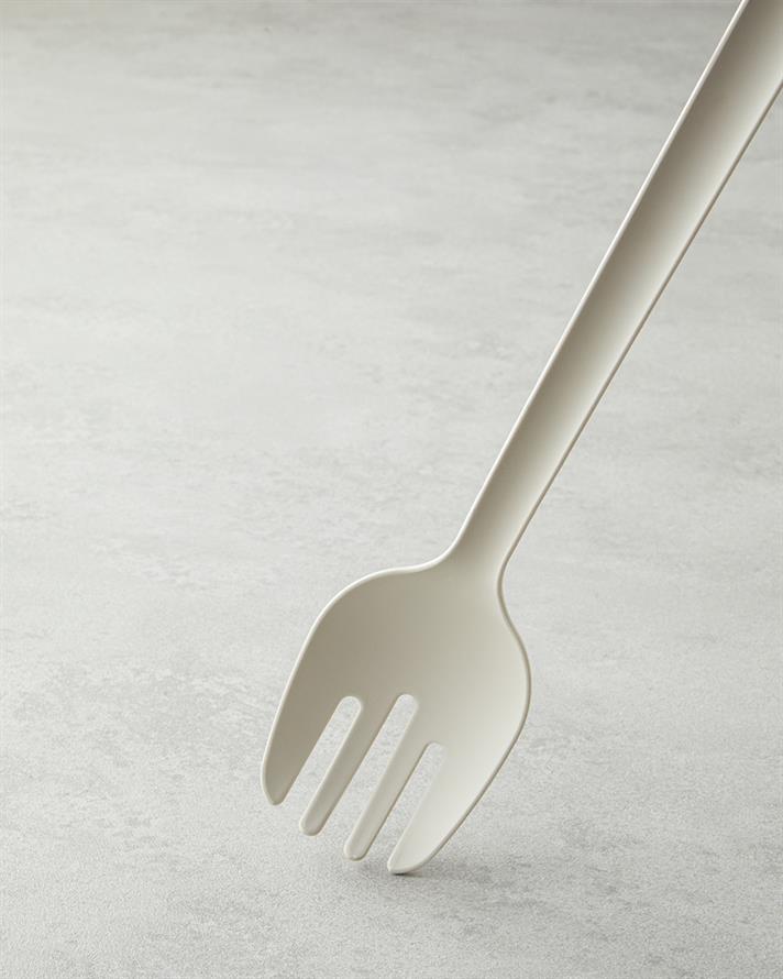 Colessa Plastik Servis Seti 28 cm Krem