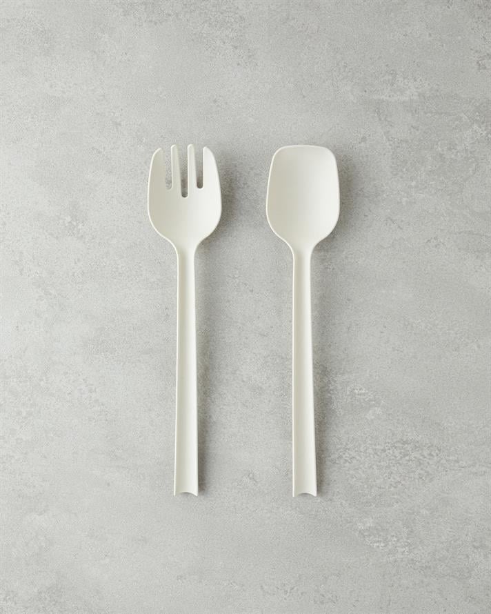 Colessa Plastik Servis Seti 28 cm Krem