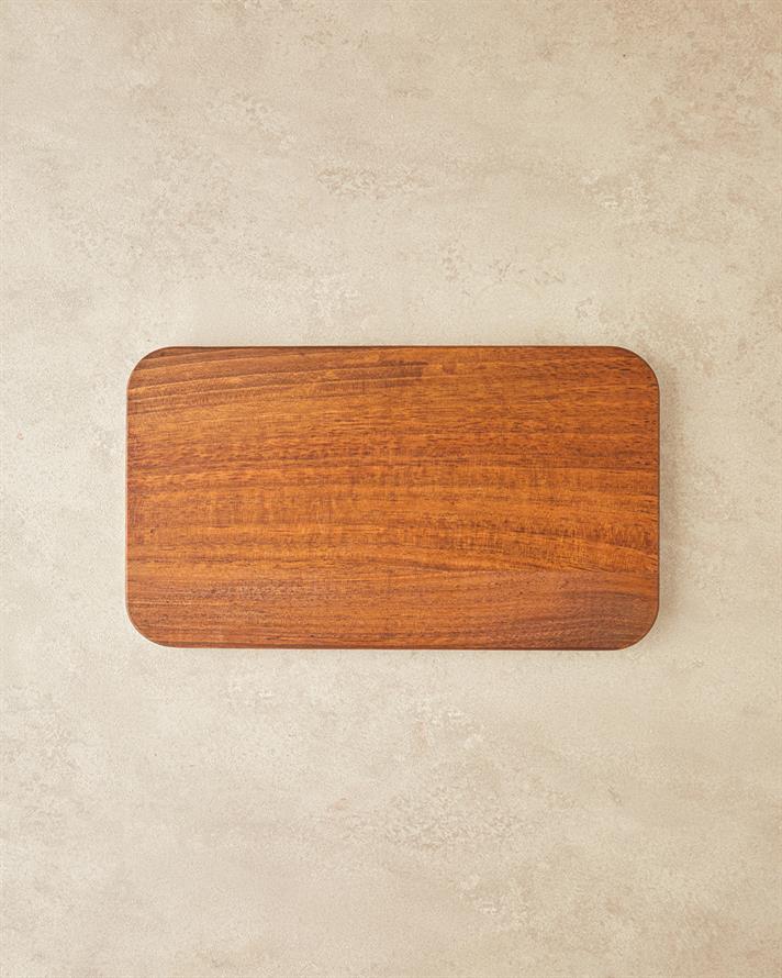 Colette Ceviz Kesme Tahtası 20x35 cm Koyu Kahverengi