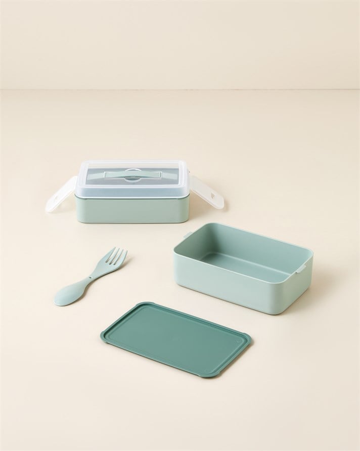 Collotte 4 Parça Lunch Box Saklama Kabı 10,5x17 cm Yeşil