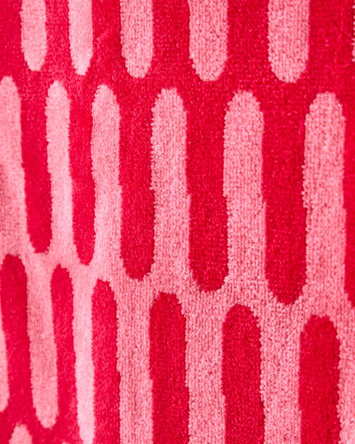 Color Pop Pamuklu İpliği Boyalı Plaj Havlusu 90x150 cm Pembe
