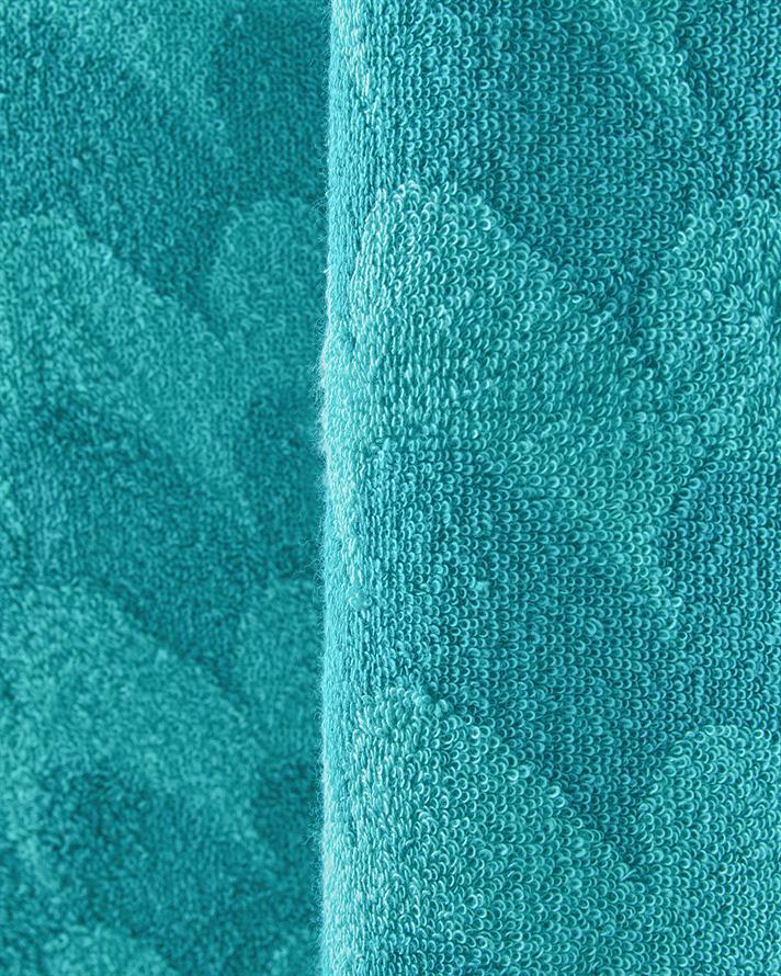 Color Wave Pamuklu İpliği Boyalı Plaj Havlusu 90x150 cm Yeşil