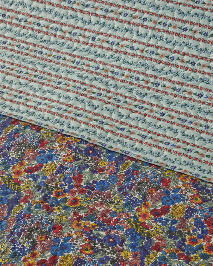 Colorful Stripeway Çift Kişilik Çok Amaçlı Örtü 200x220 cm Kırmızı