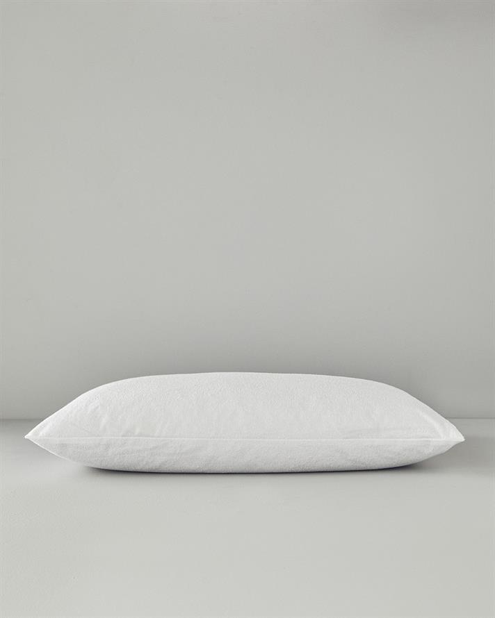 Comfort Pamuklu Sıvı Geçirmez Alez Yastık Kılıfı 50x70 cm Beyaz