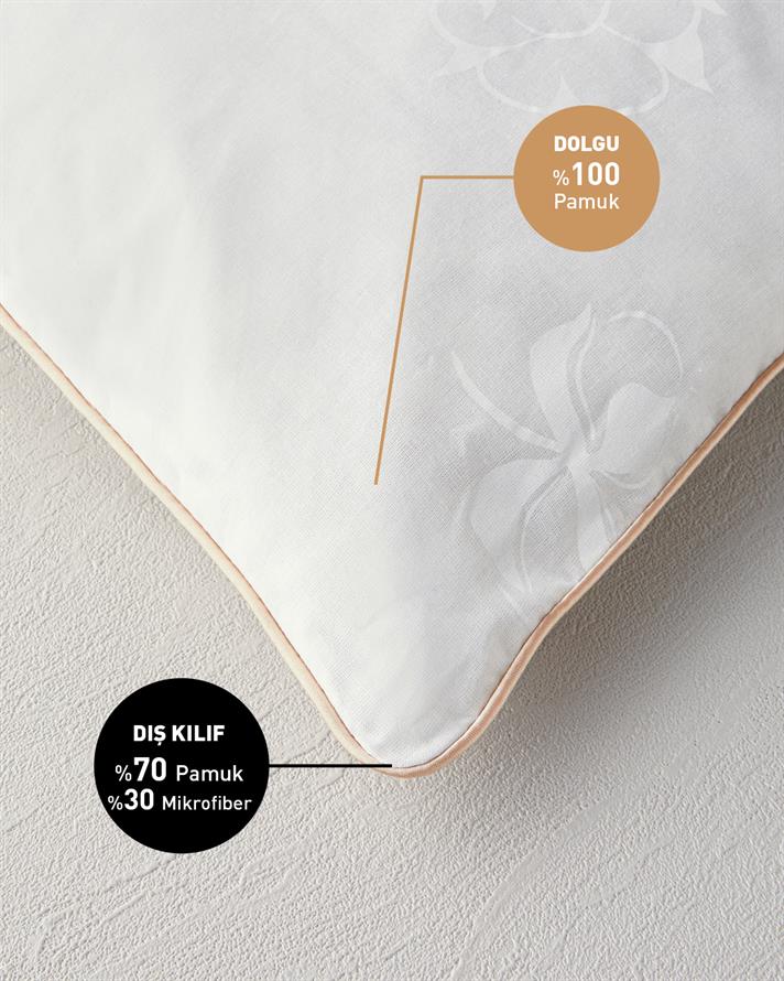 Comfy Pamuk Bebe Yastık 35x45 cm Beyaz