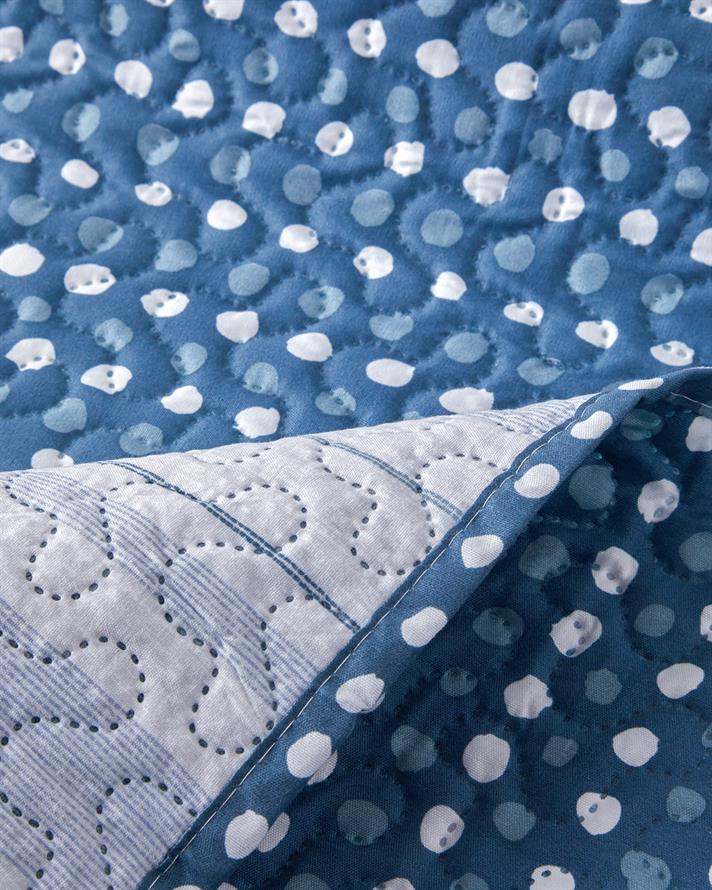 Contemporary Chic Çift Kişilik Çok Amaçlı Örtü 200x220 cm Lacivert