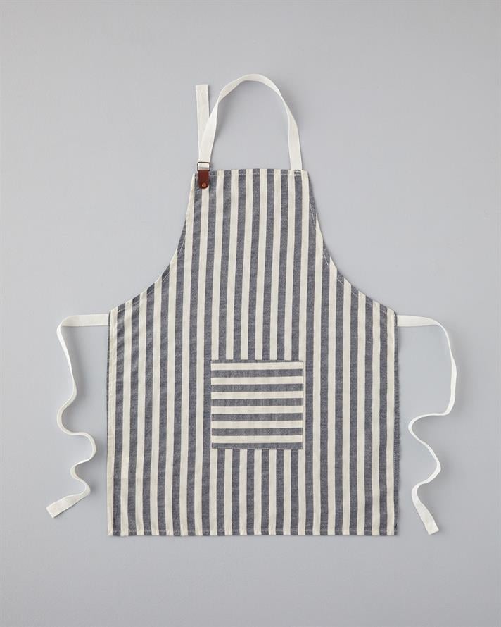 Cooker Pamuk-Keten Mutfak Önlüğü 70x55 Cm Lacivert