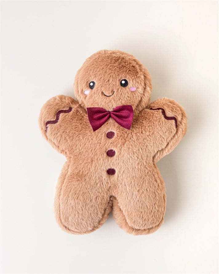 Cookie Man Dekoratif Kırlent 30 cm Kahverengi