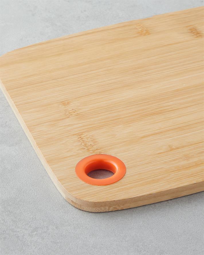 Cora Bambu Kesme Tahtası 30x23 cm Turuncu