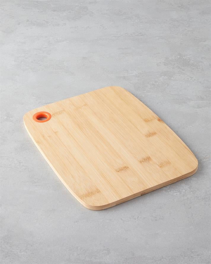 Cora Bambu Kesme Tahtası 30x23 cm Turuncu