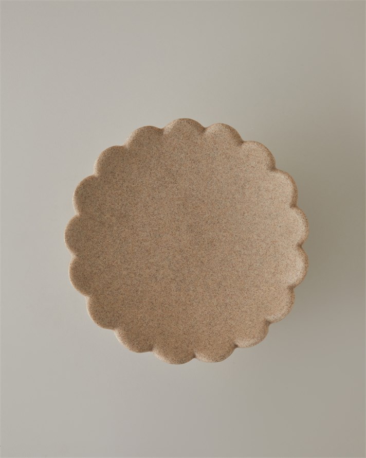Corallo Dekoratif Kase 25x25x10 cm Bej