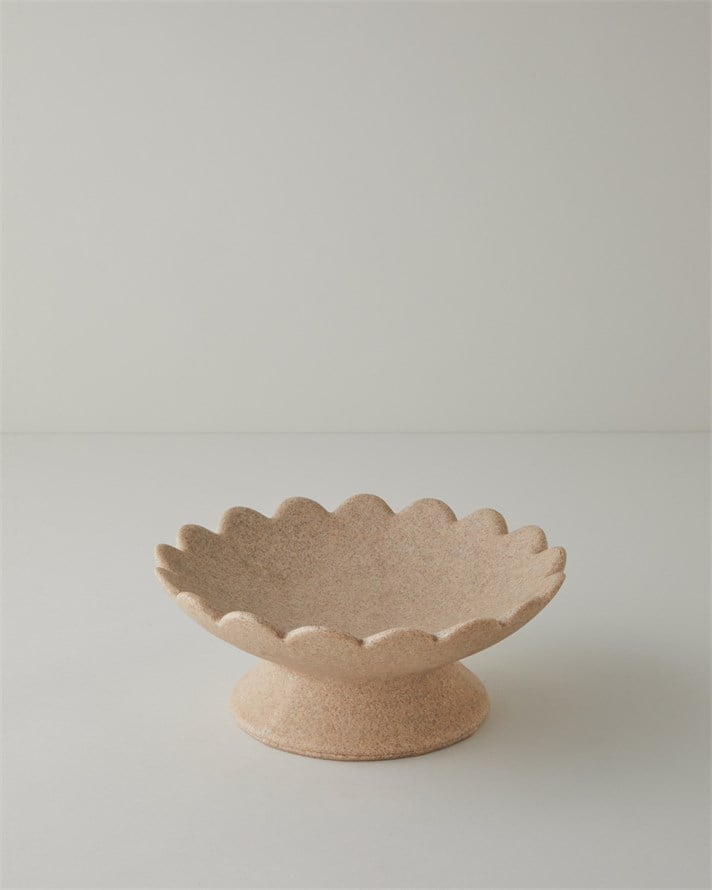 Corallo Dekoratif Kase 25x25x10 cm Bej