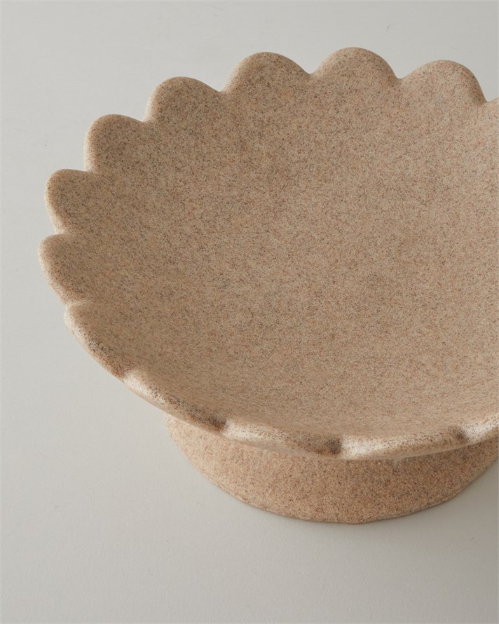 Corallo Dekoratif Kase 25x25x10 cm Bej