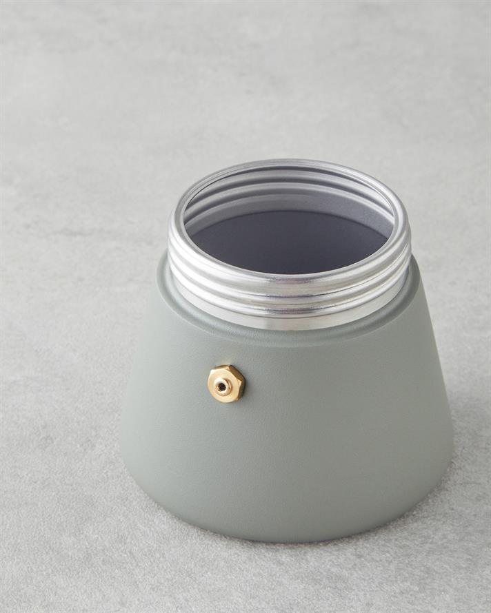 Corazon Paslanmaz Çelik 4 Cup Moka Pot 160 ml Yeşil