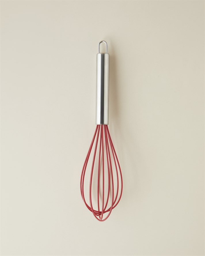Cordelia Silikon Çırpıcı 26 cm Kırmızı