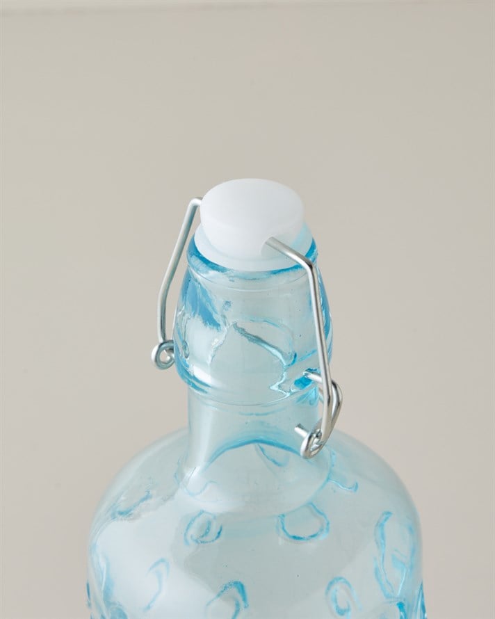 Corin Cam Şişe 1000 ml Turkuaz
