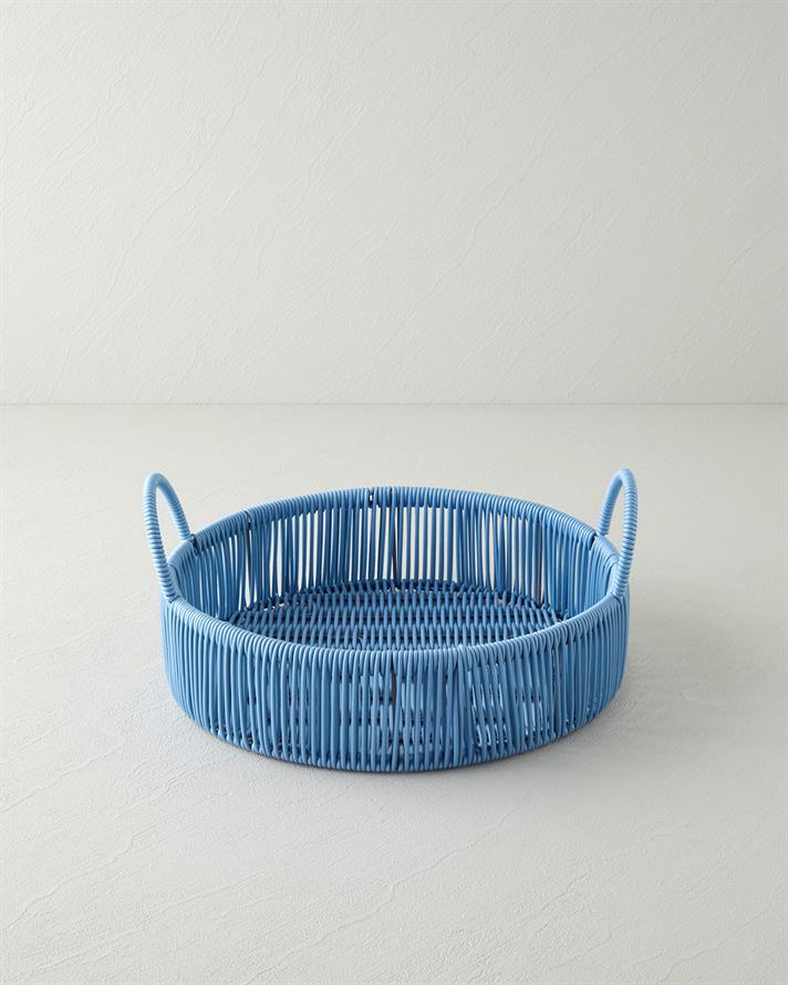 Cottage PP Tepsi 30x8 cm Mavi