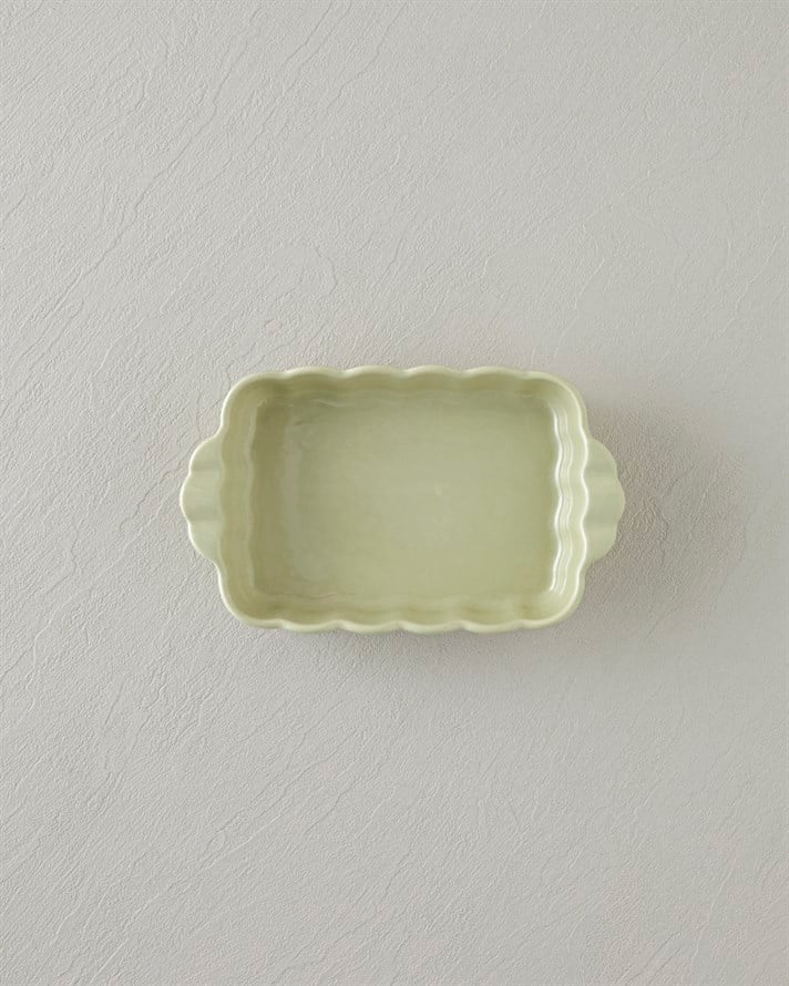Cottage Stoneware Fırın Kabı Açık Yeşil