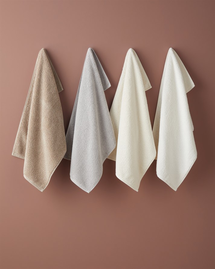 Cotton Line Pamuk Yüz Havlusu 50x90 cm Açık Bej
