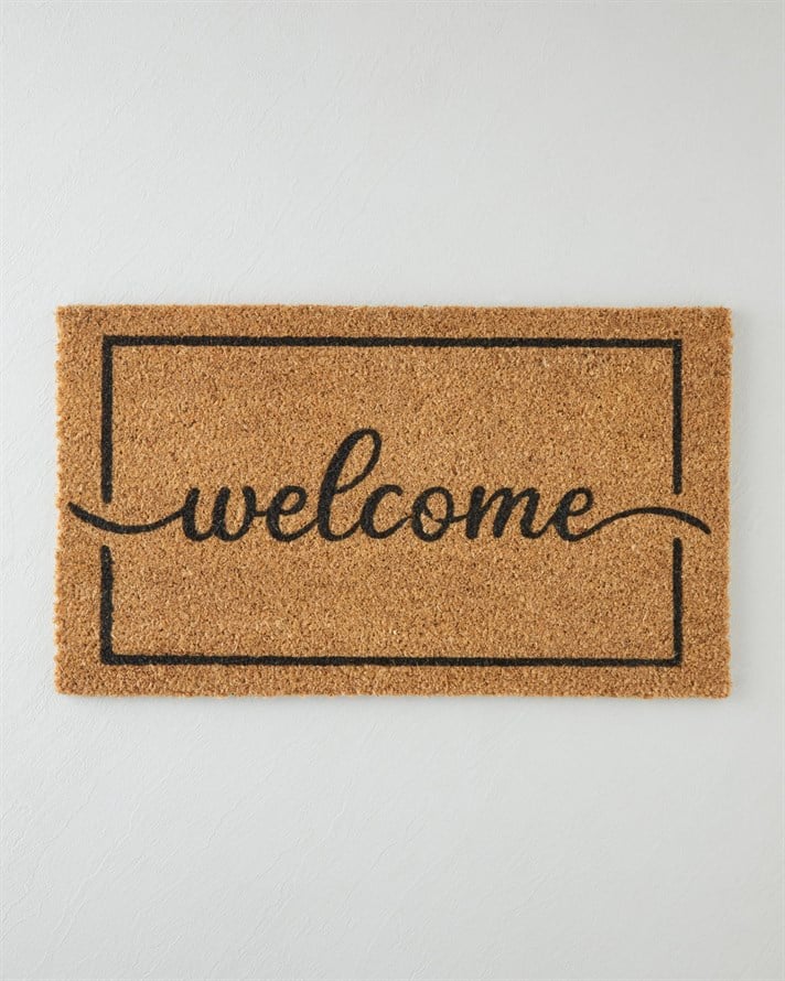 Cozy Welcome Kapı Önü Paspası 35x60 cm Natural