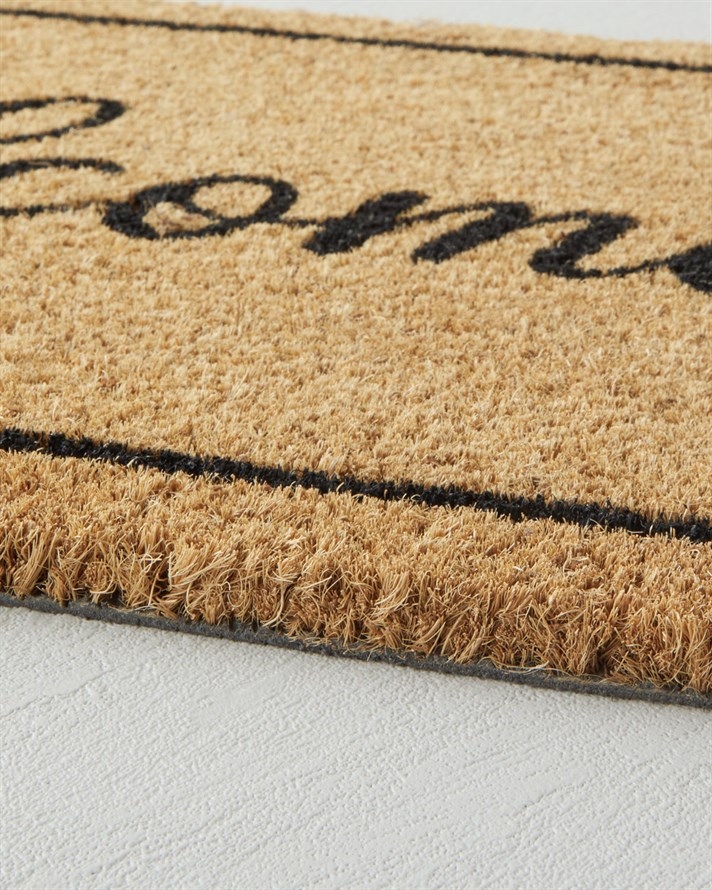 Cozy Welcome Kapı Önü Paspası 35x60 cm Natural